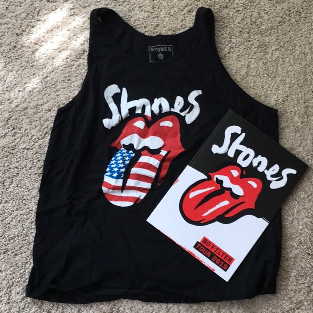 Rolling Stones No Filter Tour Tank Top NWOT